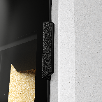 T-ART's wide frameless front window gives it a modern, sleek look.