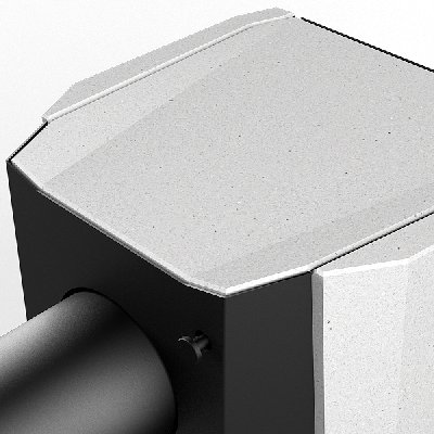 Si le conduit de fumée est raccordé à l’arrière, le T-ART dispose d’une dalle continue au niveau de son sommet.