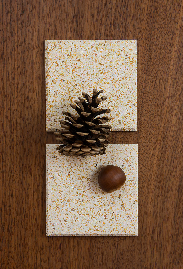 Polished beige / raw