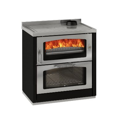 Cocina de gama Domino D8 Maxi negro