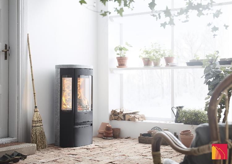 Contura 856 black - Cast iron door