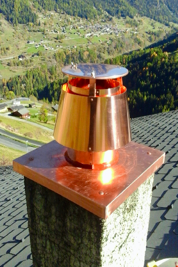 Tubing with copper cover and cape