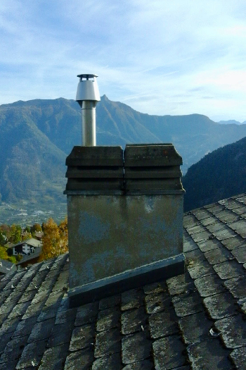 Lining of a double sleeve without cover with stainless steel cape