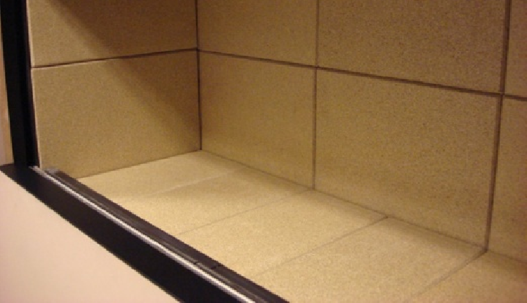 Vuurvaste bakstenen interieur