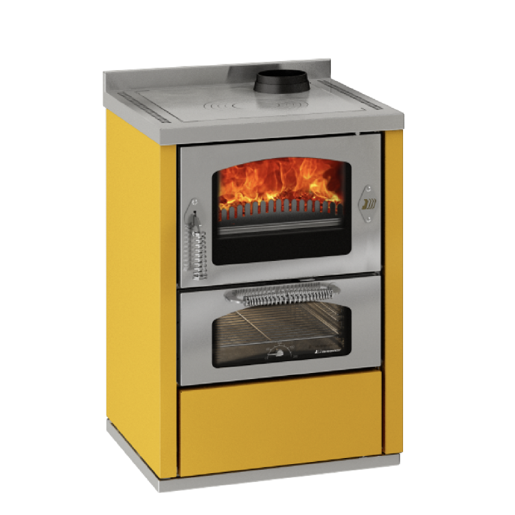 Kaminofen Domino D6 gelb