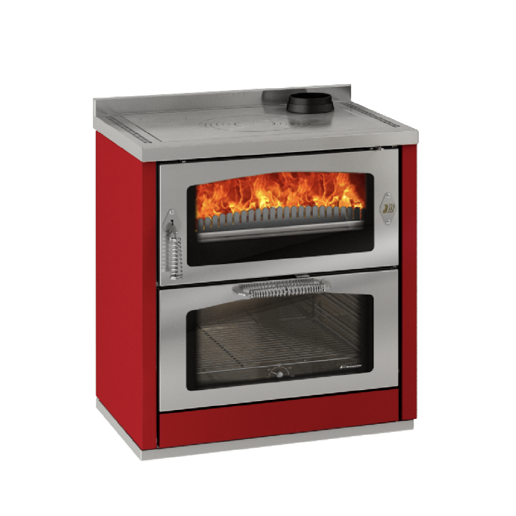 Range Cooker Domino D8 Maxi red