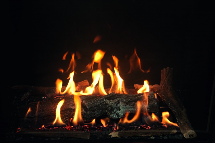 Decoraciones de chimeneas: Juego de troncos