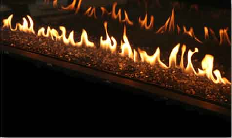 Fireplace decorations : sapphire