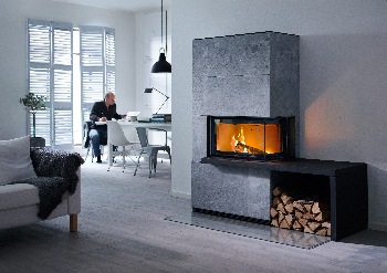 Contura i41T com prateleira e banco em preto