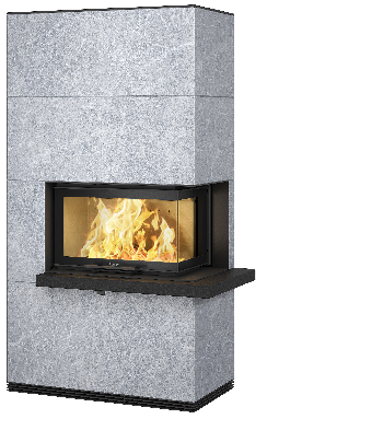 Contura i41T com prateleira preta