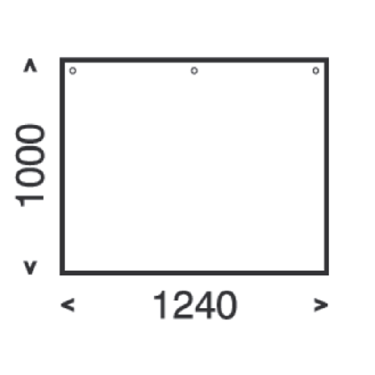 Dimension of the floor plate
