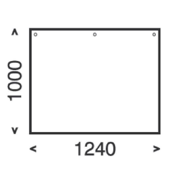 Dimension of the floor plate