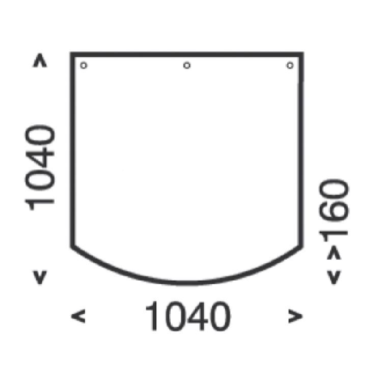 Dimension of the floor plate