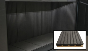 Interior em ferro fundido com grande reinureza