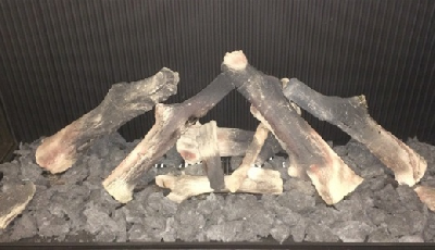 Fireplace decorations : Log set N°1