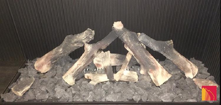 Fireplace decorations : Log set N°3