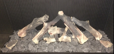 Decoración de chimeneas: Juego de troncos N°3
