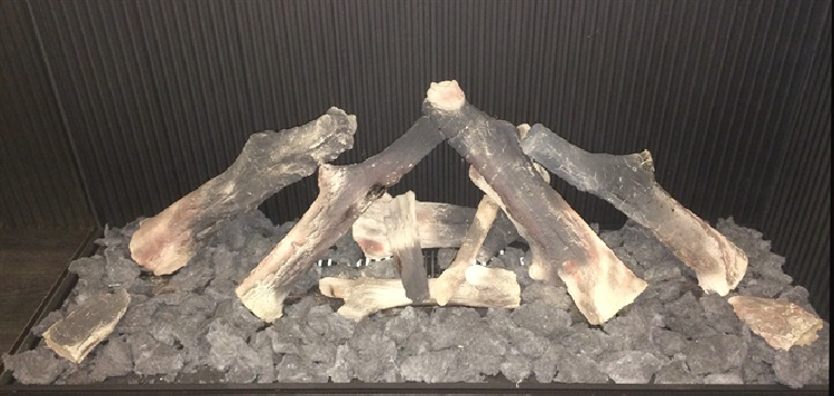 Decoración de chimeneas: Juego de troncos N°3