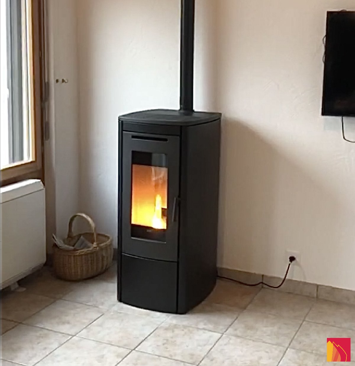 Poêle à pellets Klover Soft 80 - Carron-Lugon