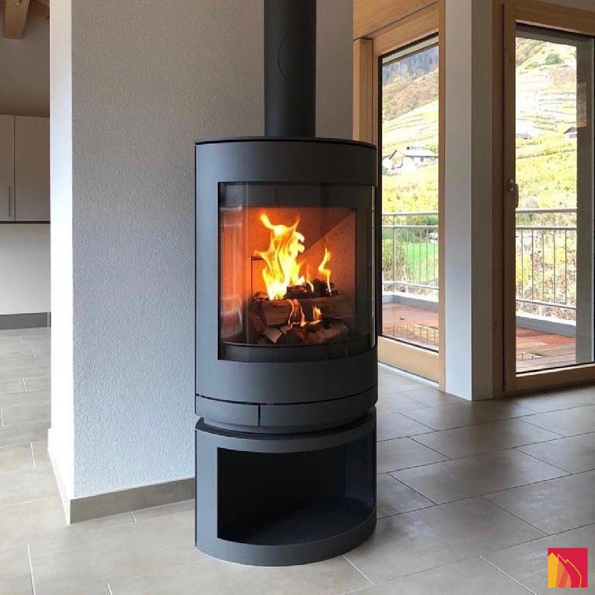 Poêle à bois Skantherm Emotion M - Carron-Lugon