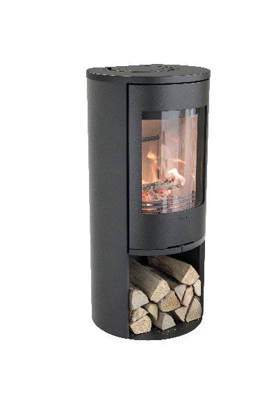 Contura 510 noir - Porte en fonte, plateau supérieur en fonte
