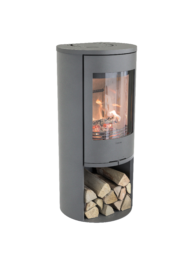 Contura 510 grijs - Gietijzeren deur, gietijzeren bovenblad