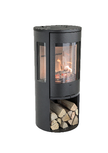 Contura 556 black - Cast iron door, cast iron tray