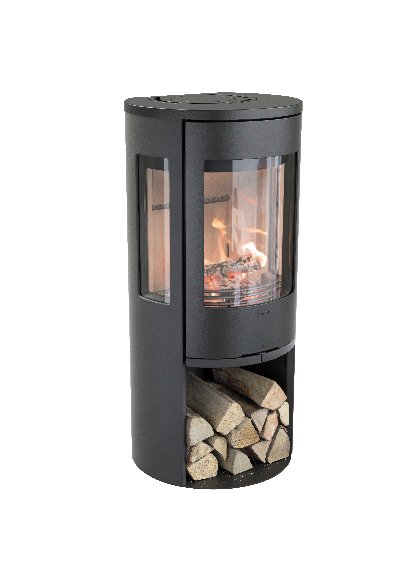 Contura 556 noir - Porte en fonte, plateau en fonte