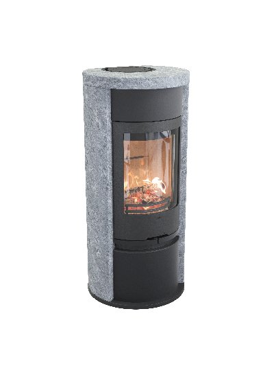Contura 620T noir - Porte en fonte avec porte en acier