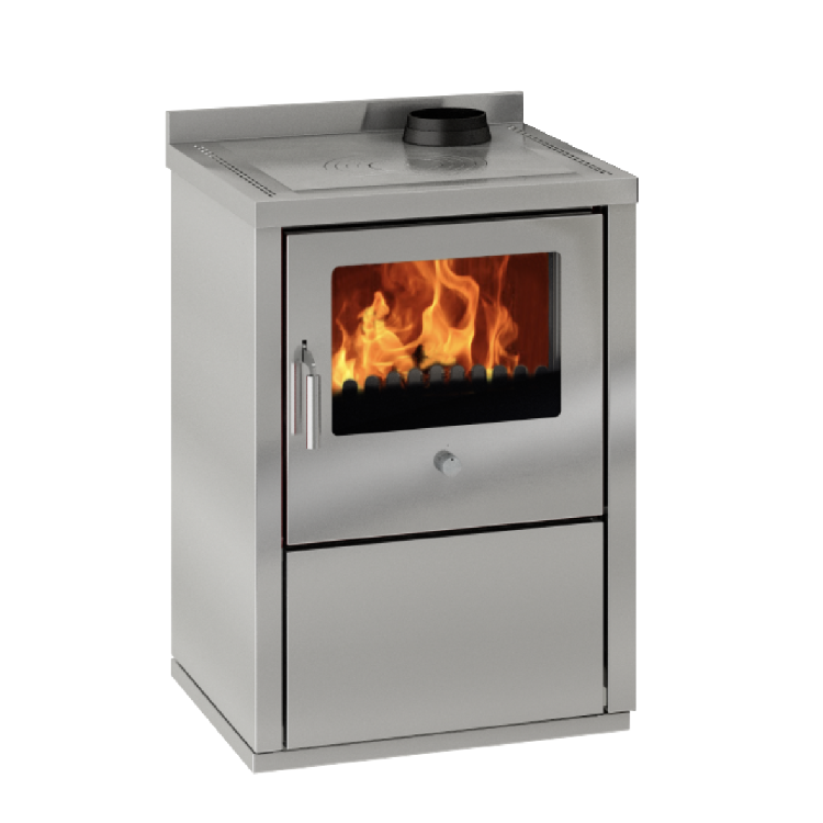 Fornello Eco E60 in acciaio inox