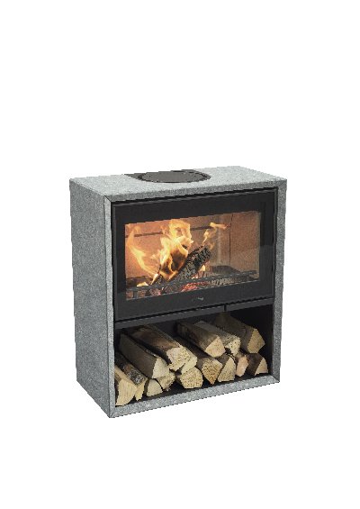 Contura 320T mit Glastür