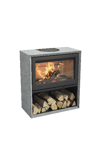 Contura 320T with cast-iron door