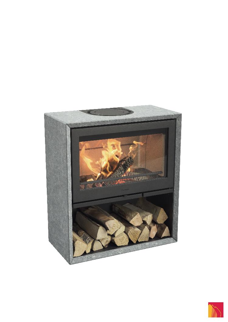 Contura 320T with cast-iron door