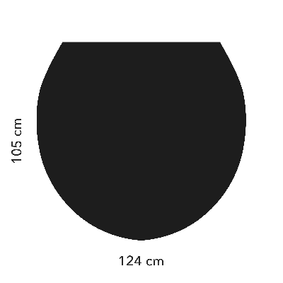 Floor plate dimensions