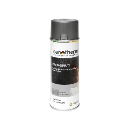 Spray peinture haute température pour cheminées, poêles et inserts - Gris - Carron-Lugon