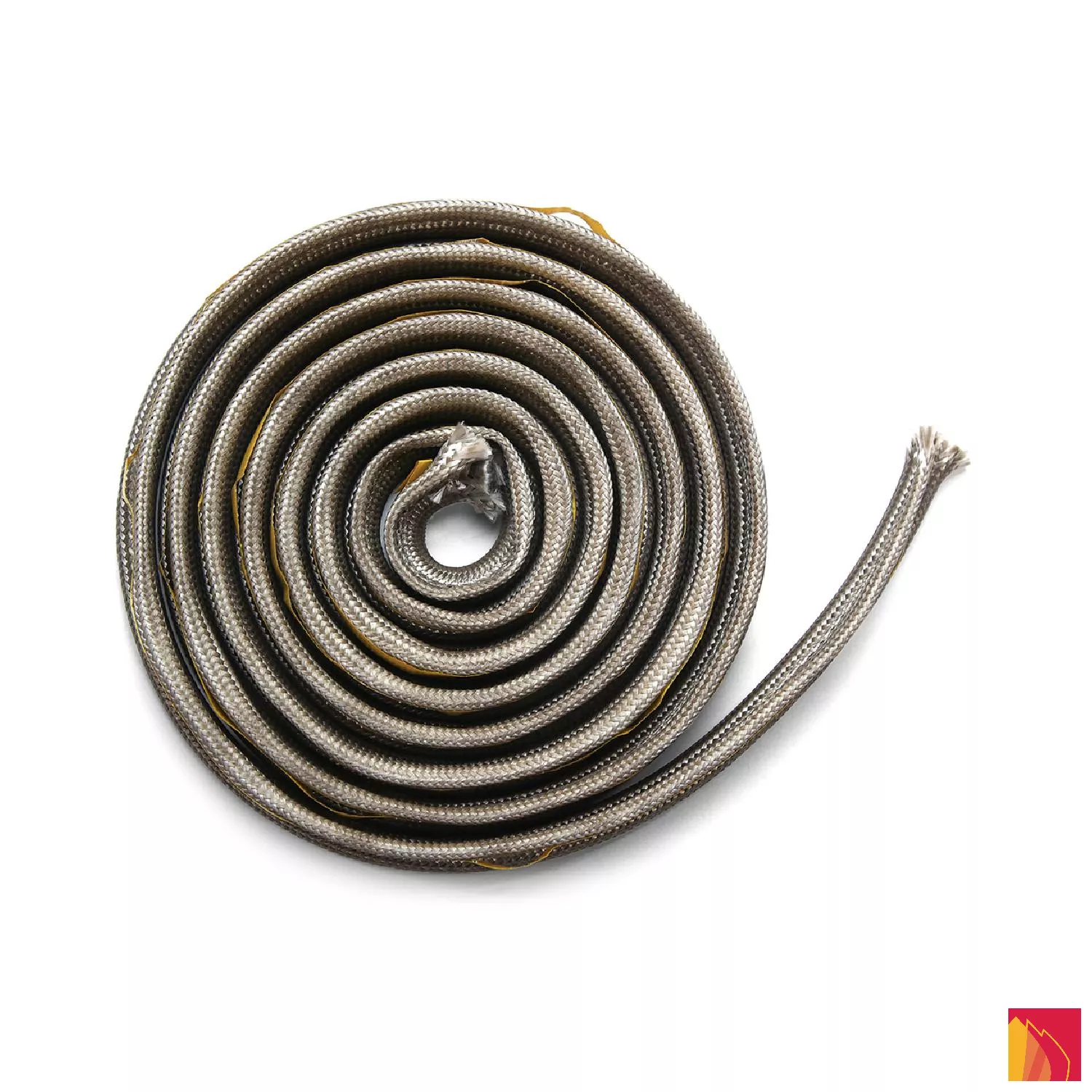 Joint De Porte Ignifuge Pour Poêle à Bois - Résiste à 550°C - 2 Mètres, Auto-adhésif, Isolation Thermique