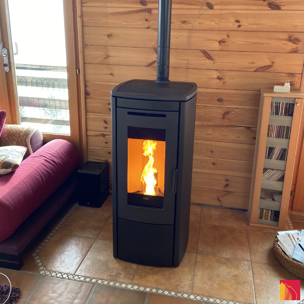 Poêle à pellets Klover Soft 80 - Carron-Lugon