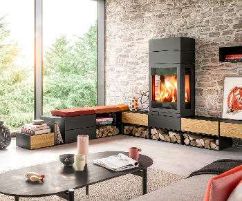 Fogão a lenha Skantherm Elements 603 3s