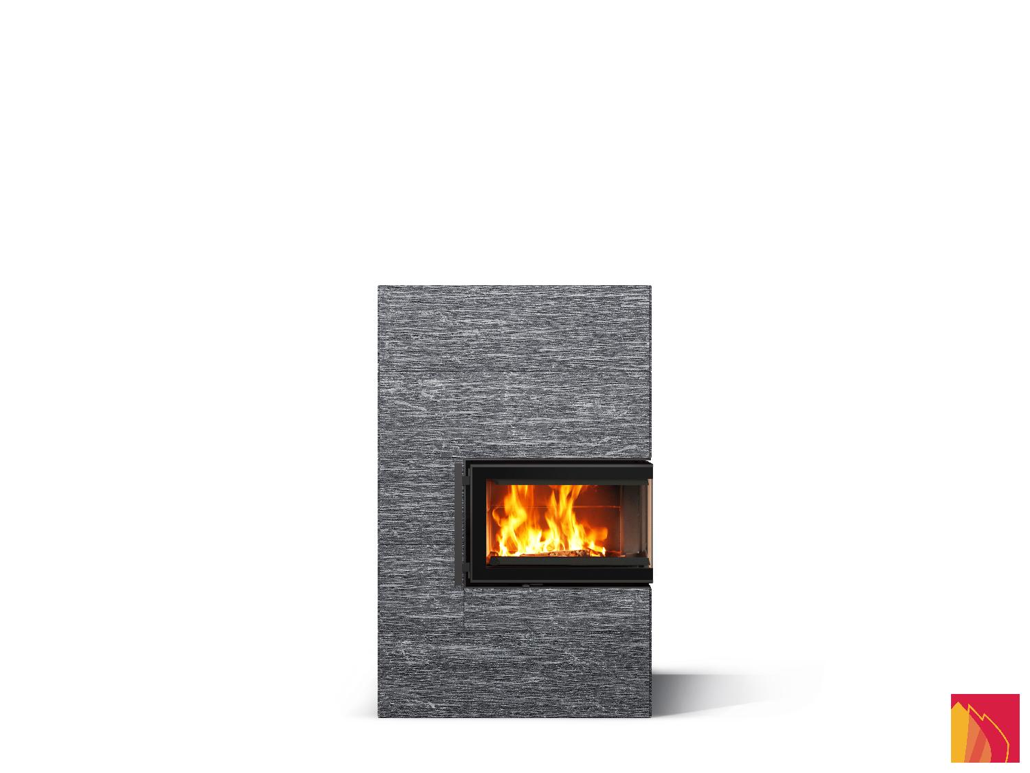 Tulikivi PETRO Soapstone mass wood stove