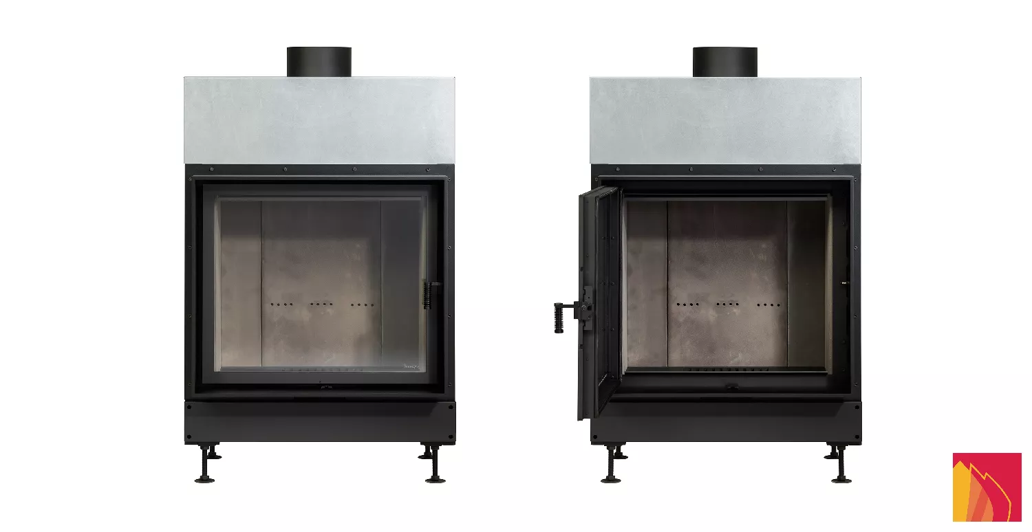 Metalfire Metalfire OPTIMUM 900-60 1S - Wood burning fireplace - Frontale