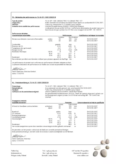 Leistungserklärung Version 15