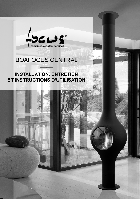 Notice d’installation, d’entretien et d’utilisation Boafocus version centrale