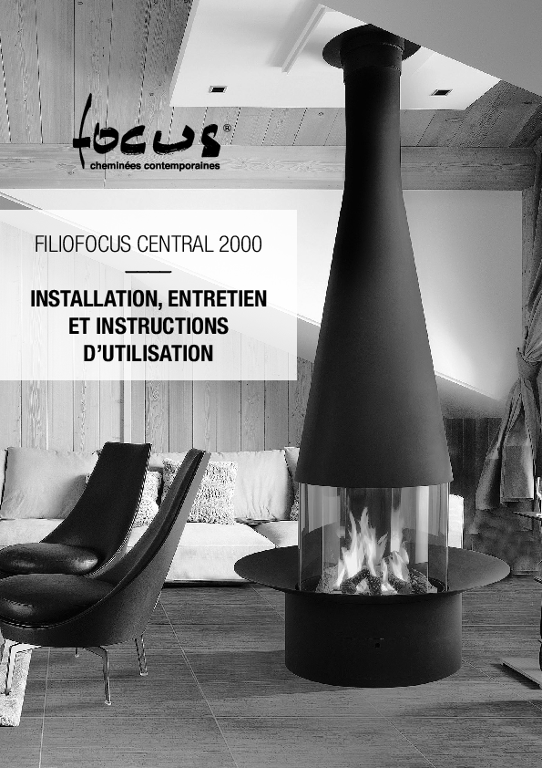 Notice d’installation, d’entretien et d’utilisation Filiofocus 2000 version centrale 