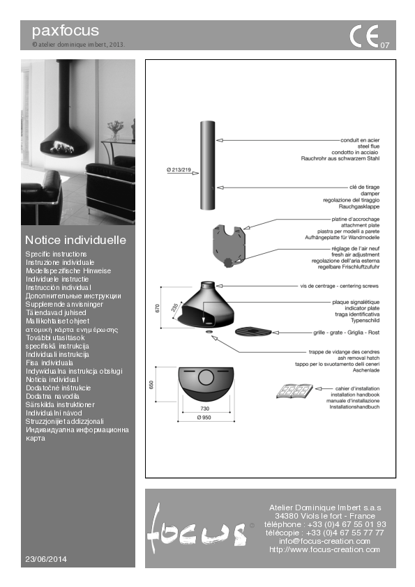 Fiche technique Paxfocus