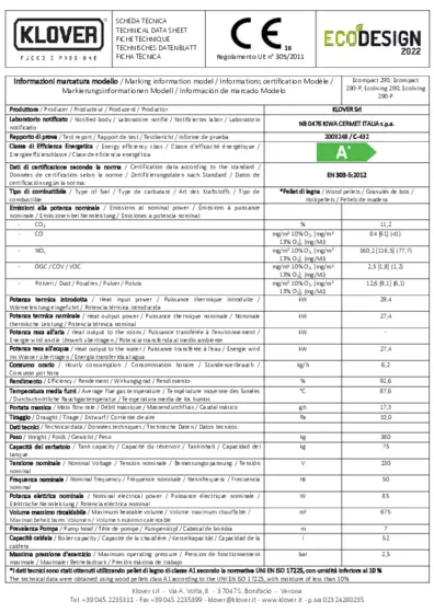 Technical data