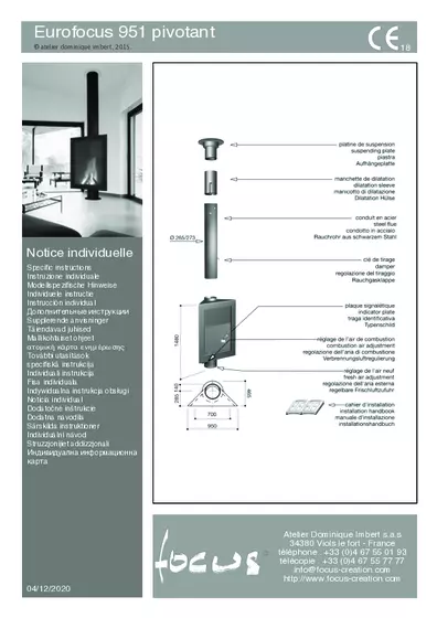 Technische Daten Eurofocus 951 schwenkbar