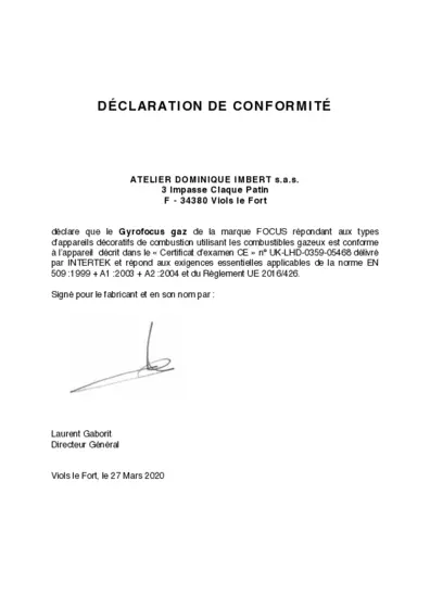 Dichiarazione di prestazione