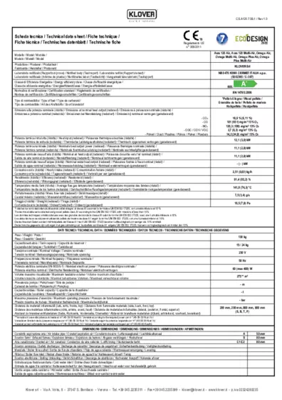 Technical data