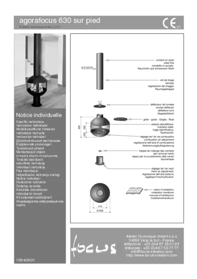 Datenblatt Agorafocus 630 auf Ständer