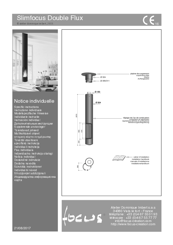 Fiche technique Slimfocus double flux